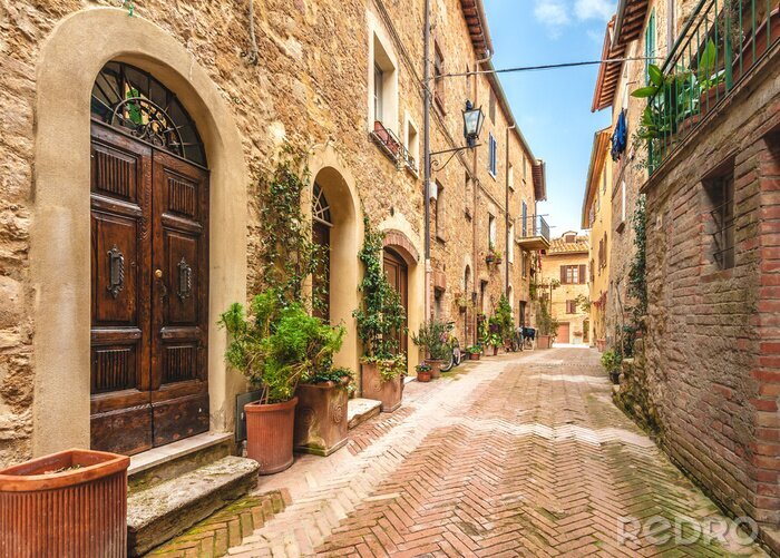 Tableau  Ruelle toscane sous le soleil