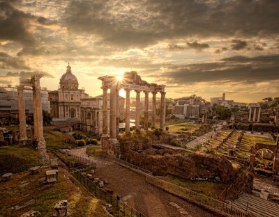Tableau  Ruines célèbres à Rome