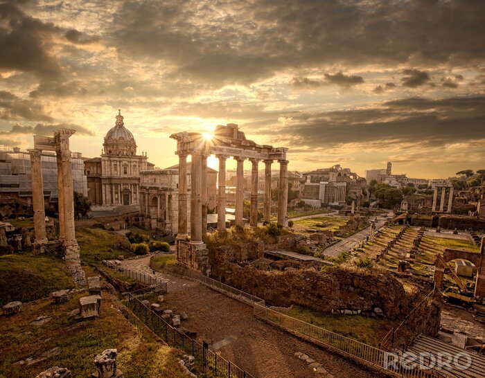 Tableau  Ruines célèbres à Rome