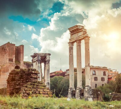 Tableau  Ruines romaines à Rome