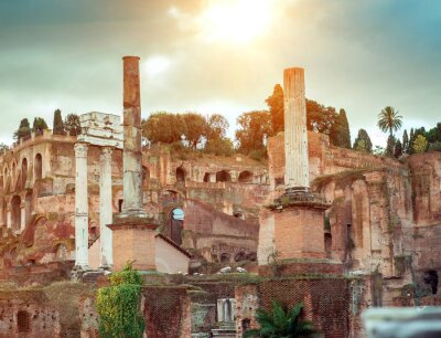 Tableau  Ruines romaines à Rome