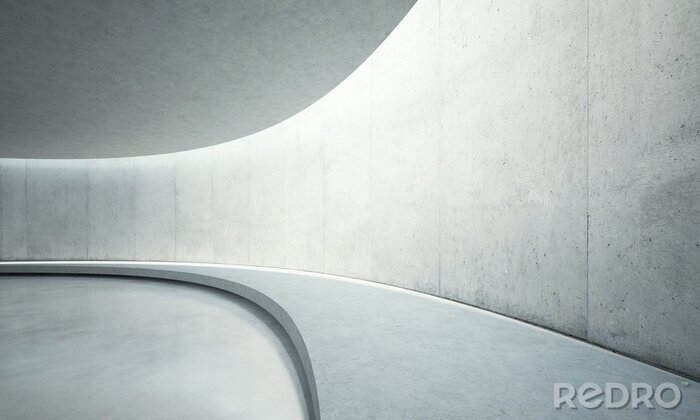 Tableau  Salle ovale en béton