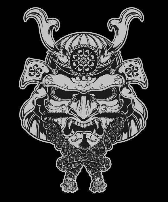 Tableau  Samurai Mask