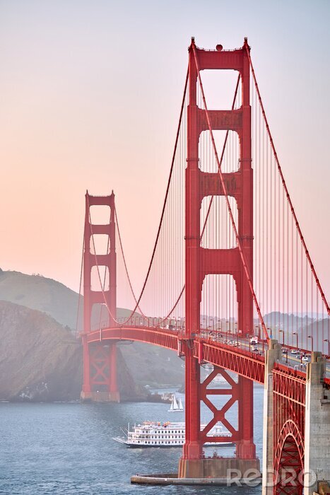 Tableau  San Francisco et Golden Gate dans le brouillard