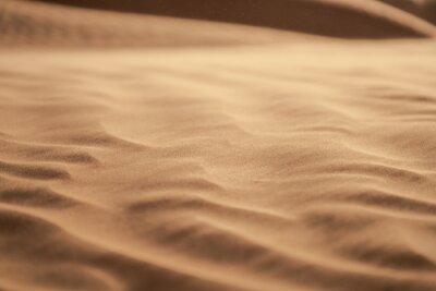 Tableau  sand dunes in the desert