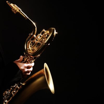 Tableau  Saxophone Jazz Instruments de musique
