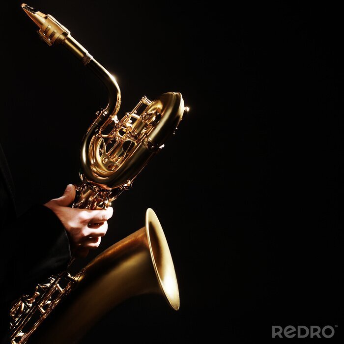 Tableau  Saxophone Jazz Instruments de musique