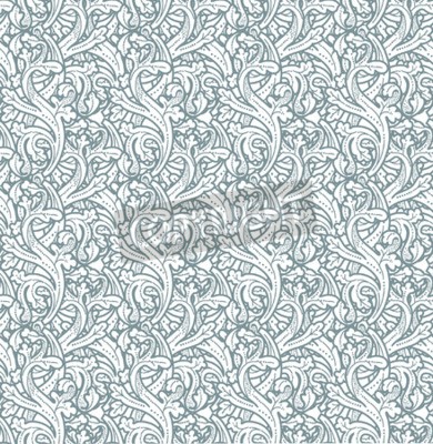 Tableau  Seamless vintage background vecteur de fond pour la conception textile. Papier peint, arrière plan, motif baroque