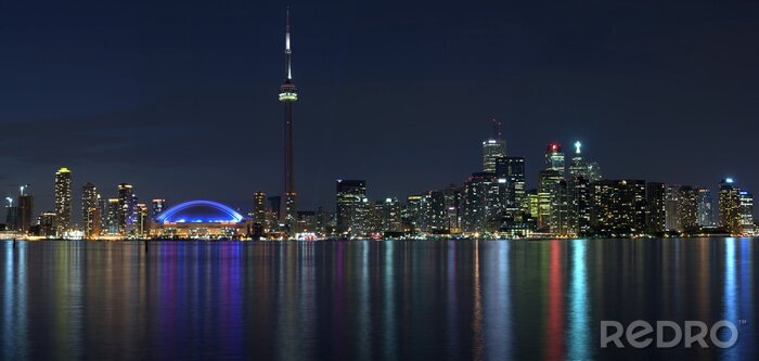 Tableau  secteur riverain de Toronto panorama