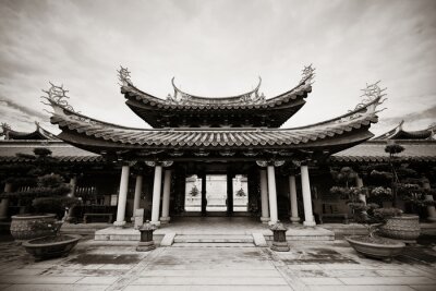 Tableau  Singapour, chinois, temple