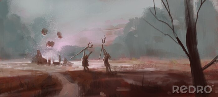 Tableau  Sorcières de fantaisie