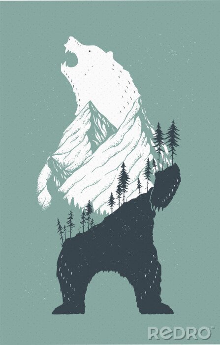 Tableau  Standing Bear Illustration
