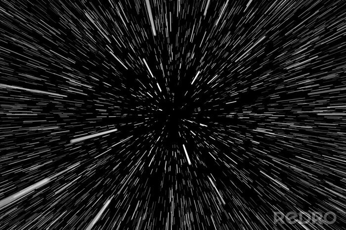 Tableau  Star Wars et ciel étoilé