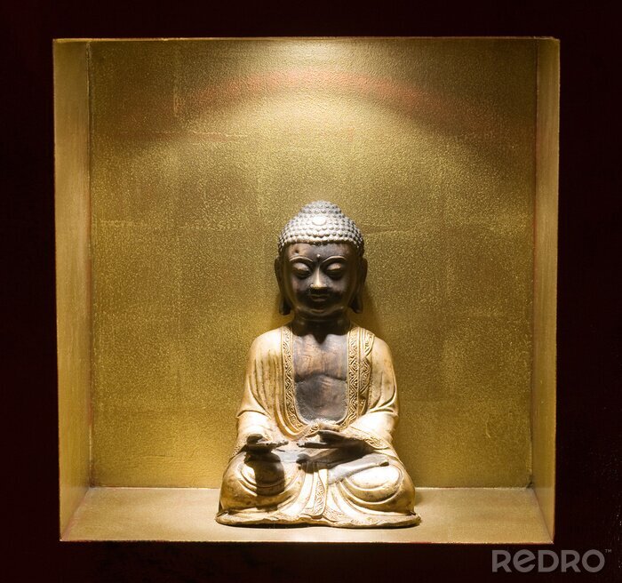 Tableau  Statue de Budha sur le rebord de la lumière supérieure