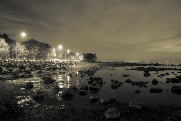 Tableau  stoned plage