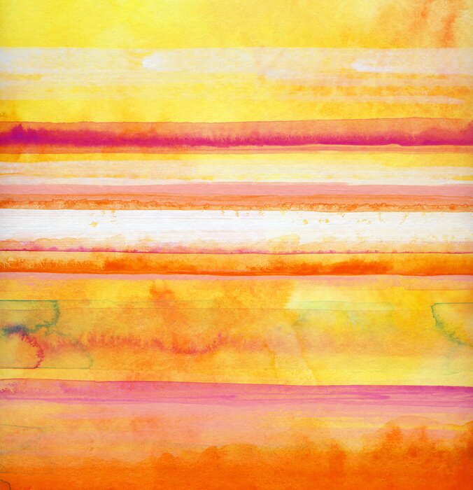 Tableau  Streifen handgemalt aquarell