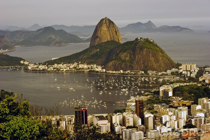 Tableau  Sugarleaf Montagne à Rio de Janeiro