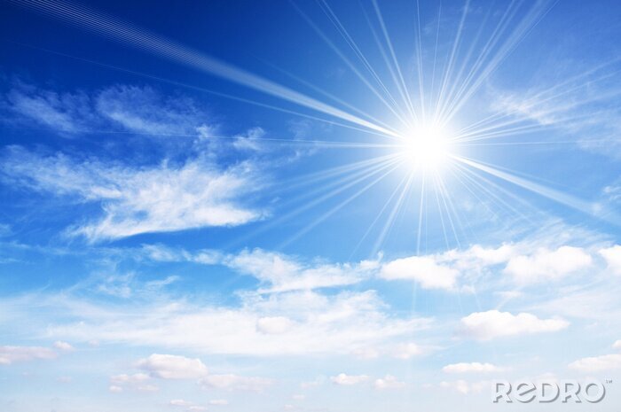 Tableau  Sun and blue sky