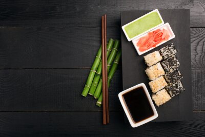 Tableau  Sushi, rouleau, fish
