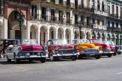 Taxis cubains rétro