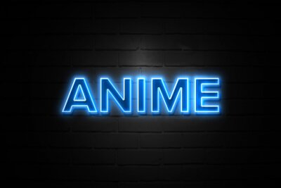 Tableau  Texte Anime avec des lettres néon