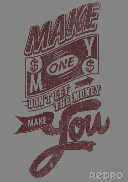 Tableau  Texte pour gagner de l'argent