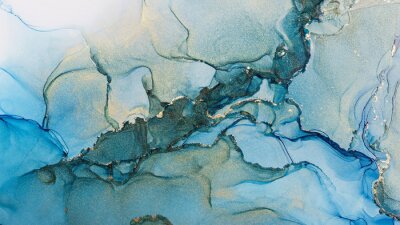 Texture abstraite vert-bleu