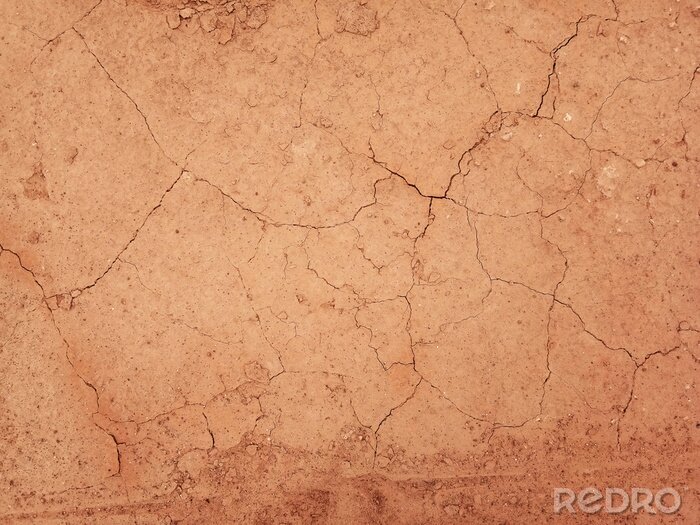 Tableau  Texture argile craquelée