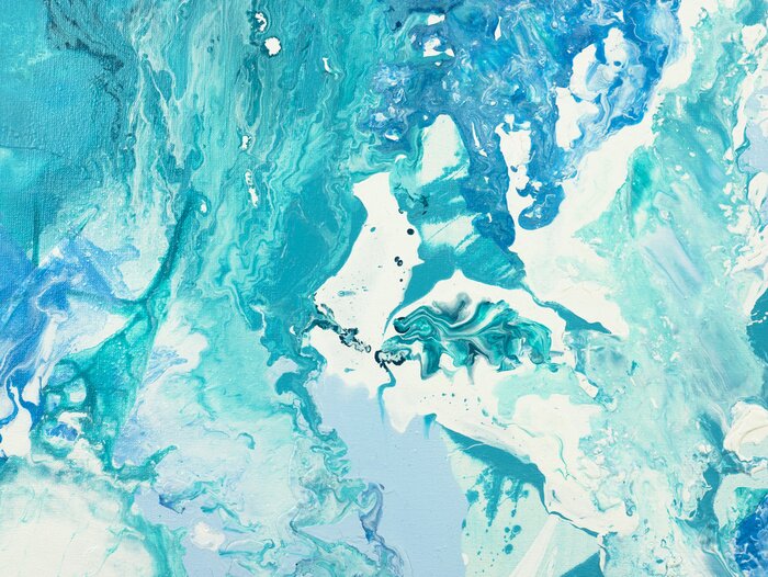 Tableau  Texture de marbre bleu