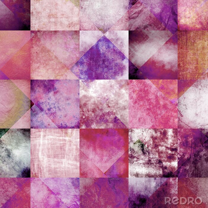 Tableau  Texture géométrique mosaïque