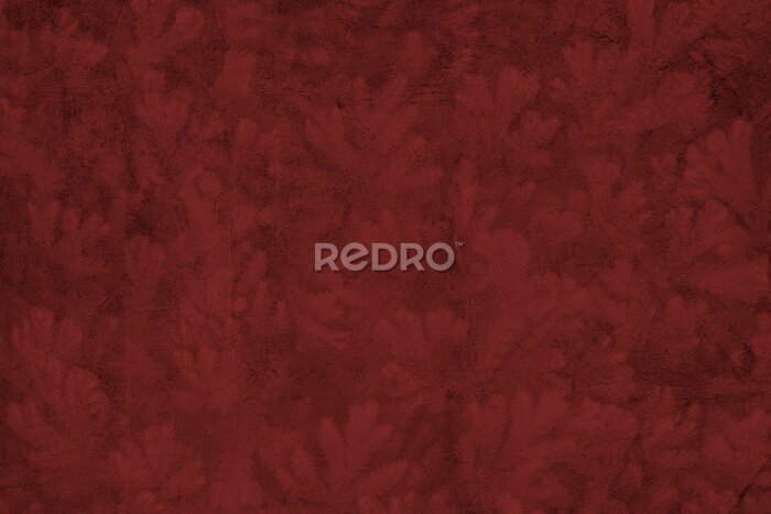 Tableau  Textured red concrete wall