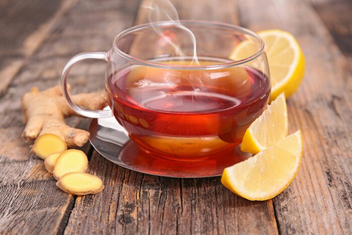 Tableau  Thé au citron et gingembre