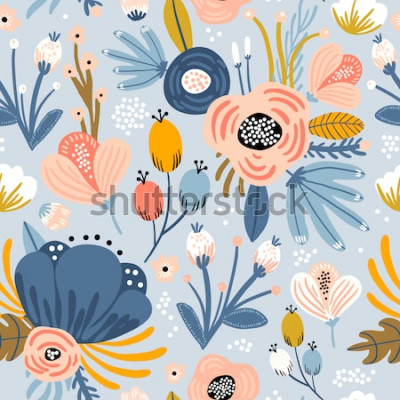 Tableau  Thème des plantes colorées