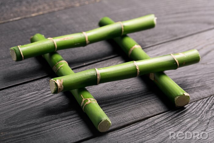 Tableau  Tige en bambou