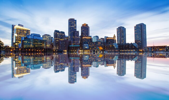 Tableau  Toits de Boston