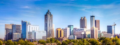 Tableau  Toits de la ville d'Atlanta