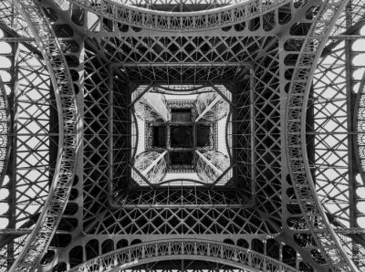 Tableau  Tour Eiffel d'en bas