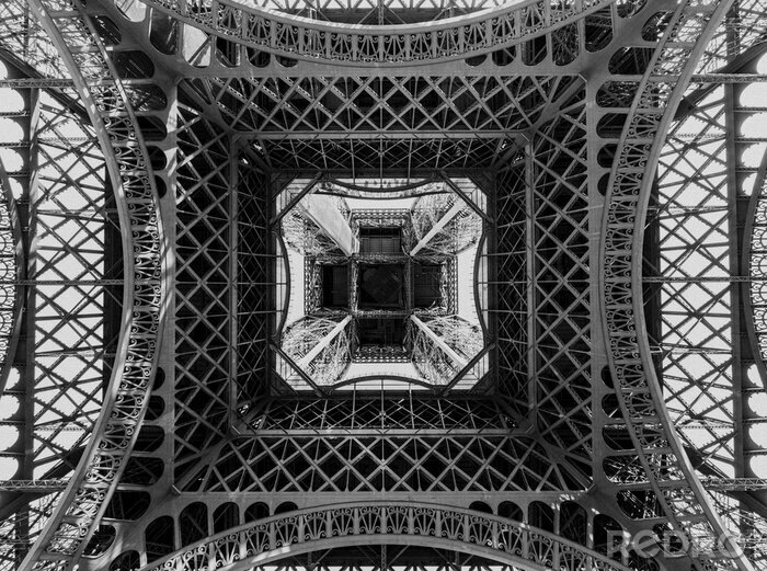Tableau  Tour Eiffel d'en bas