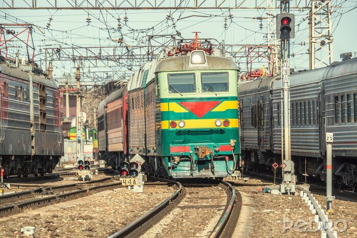 Tableau  Train coloré pour enfants