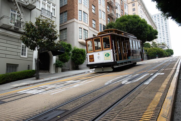Tableau  Tramway à San Francisco