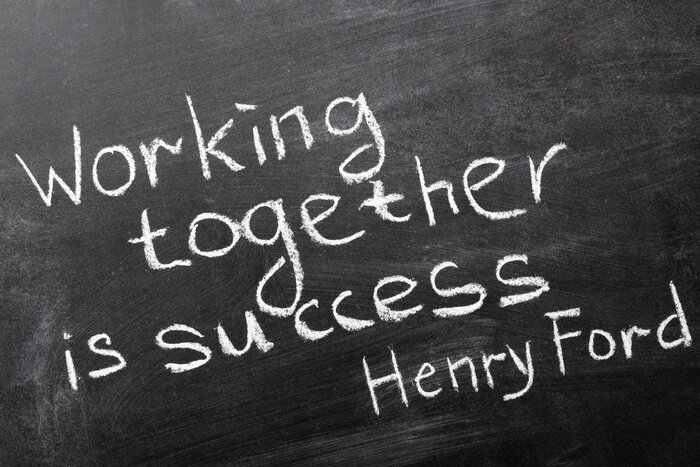 Tableau  travailler ensemble