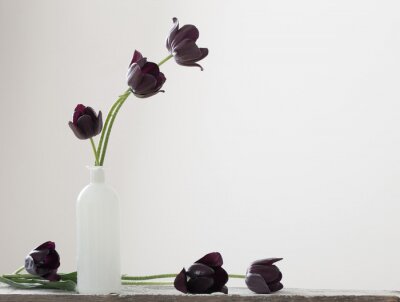 Tableau  Tulipes dans un vase