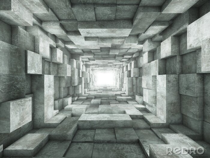 Tableau  Tunnel géométrique 3D