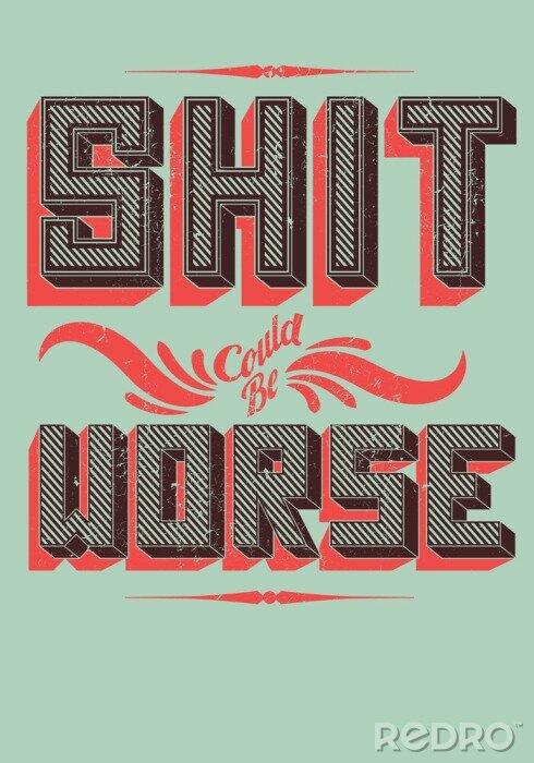 Tableau  Typographie de la pensée positive