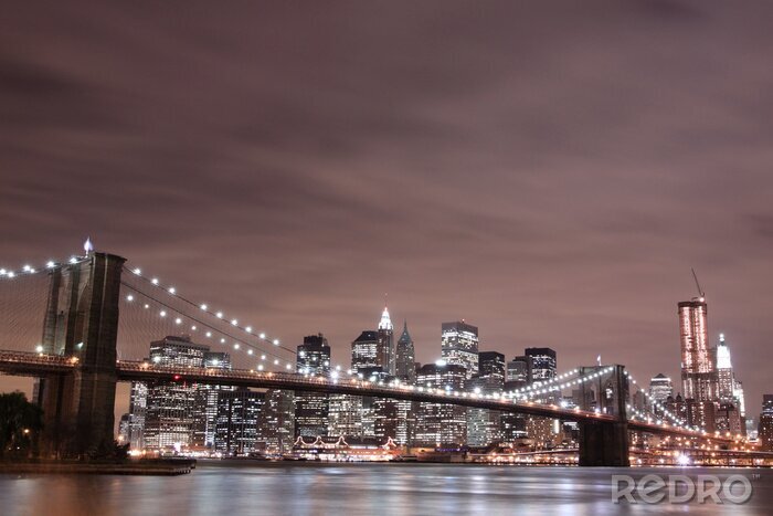 Tableau  Un soir nuageux à New York