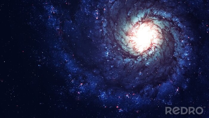 Tableau  Une belle galaxie spirale