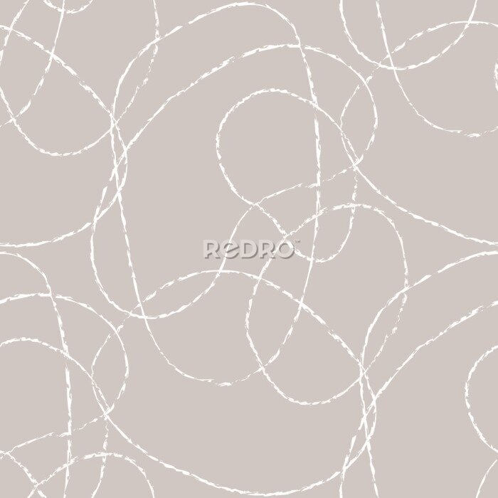 Tableau  Une ligne blanche emmêlée