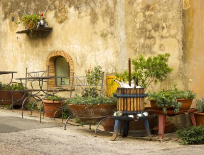 Une rue italienne idyllique