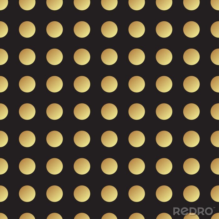 Tableau  Universel, vecteur, noir, or, seamless, modèle, carrelage