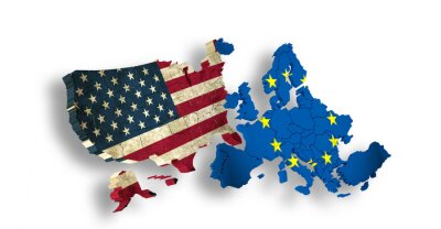 Tableau  USA and EUROPE / EU - Symbol for TTIP